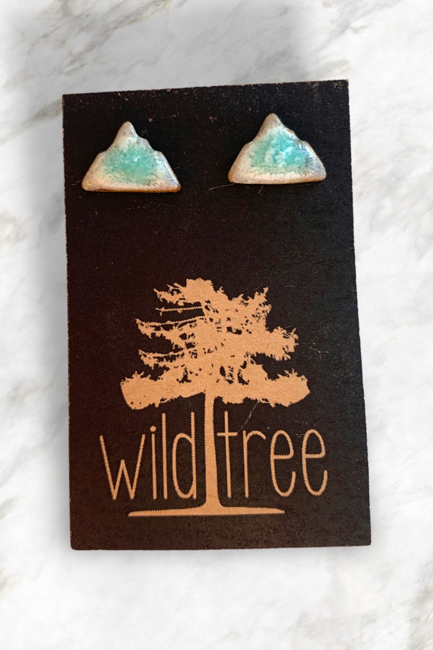 Mountain Stud Earrings