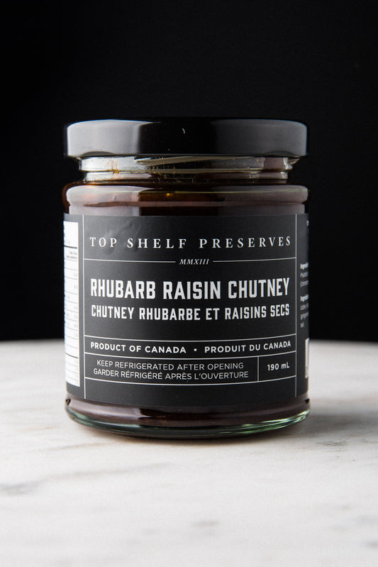 Rhubarb Raisin Chutney