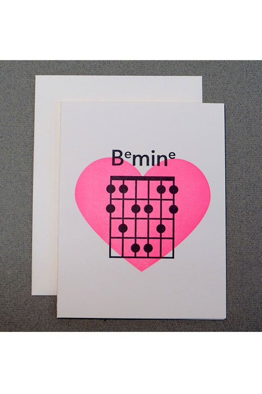 Guitar Chord Be Mine Inkwell Originals Card