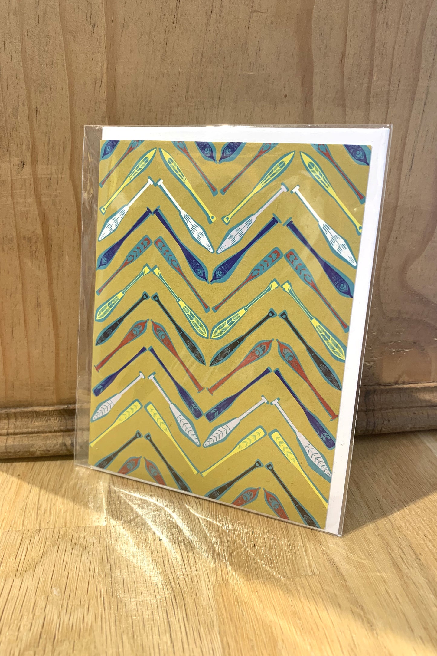 Chevron Paddles Card