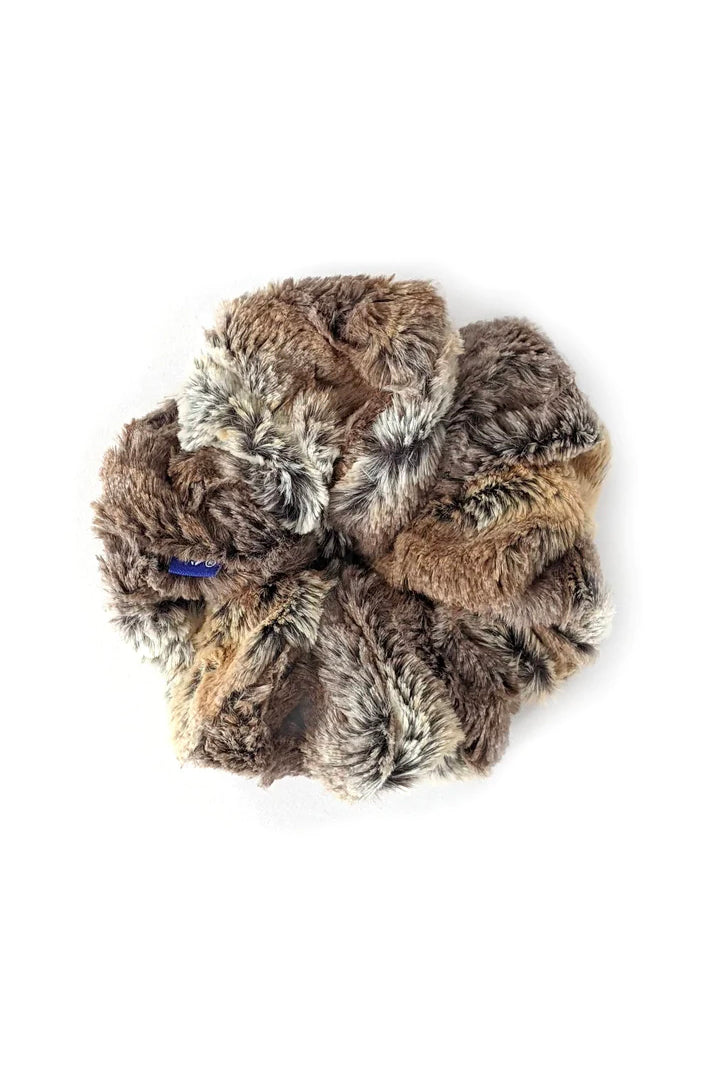 XL Oversized Scrunchie by Kokoro, Dark Faux Fur