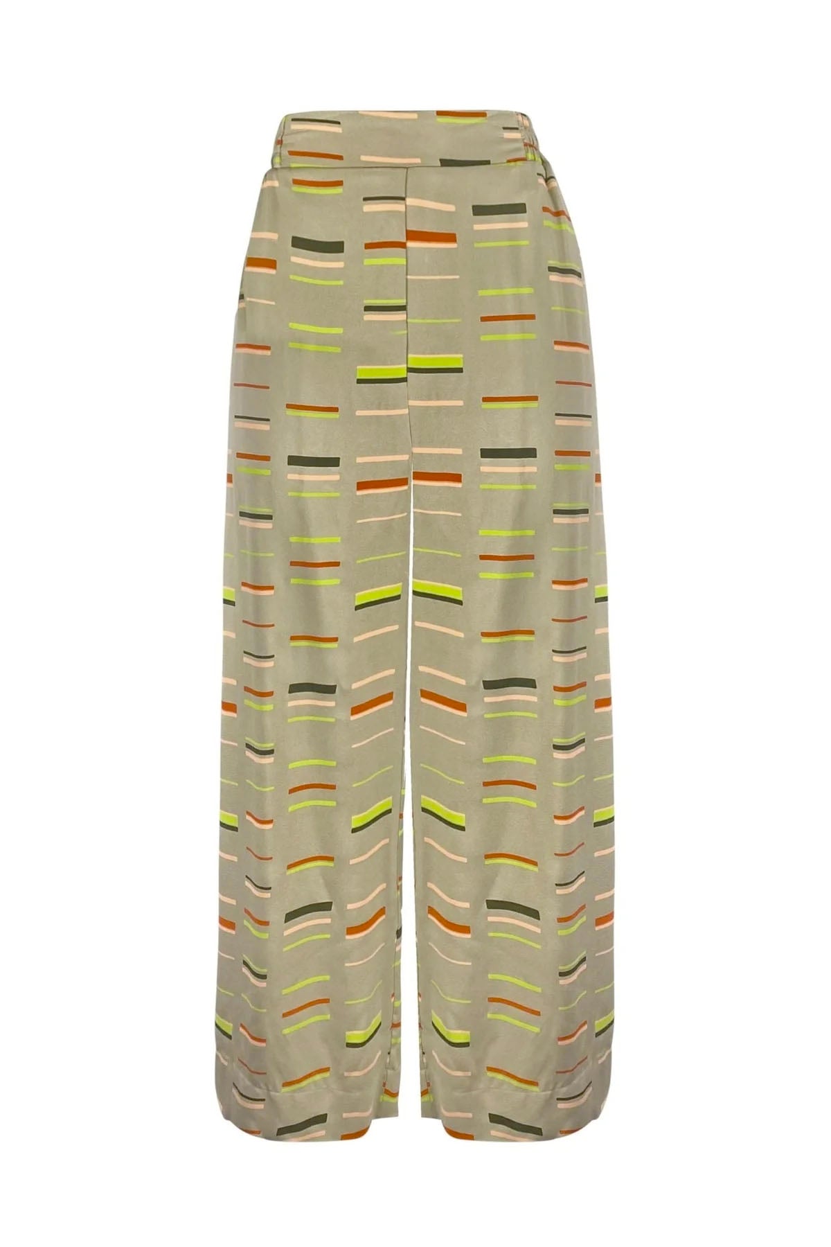 Glen Pants by Melow, DNA, cropped, wide leg, elastic waist, side pockets, sizes 4-18, made in Montreal