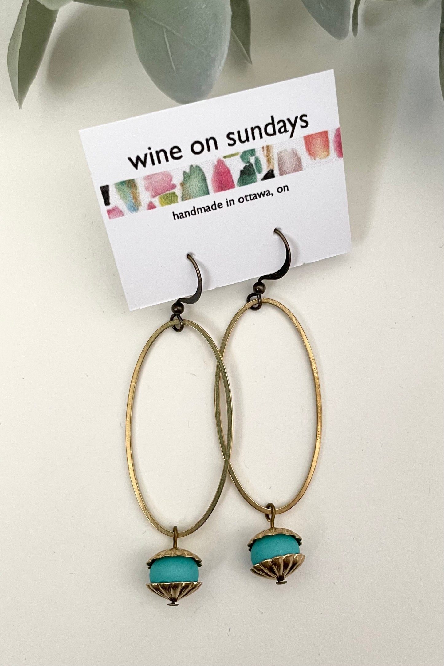 Sophia Oval Earrings