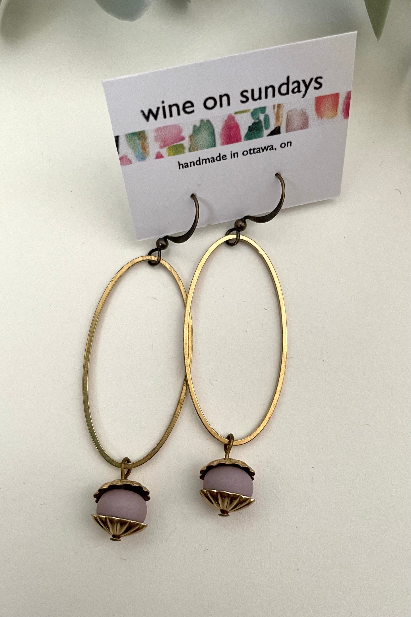 Sophia Oval Earrings