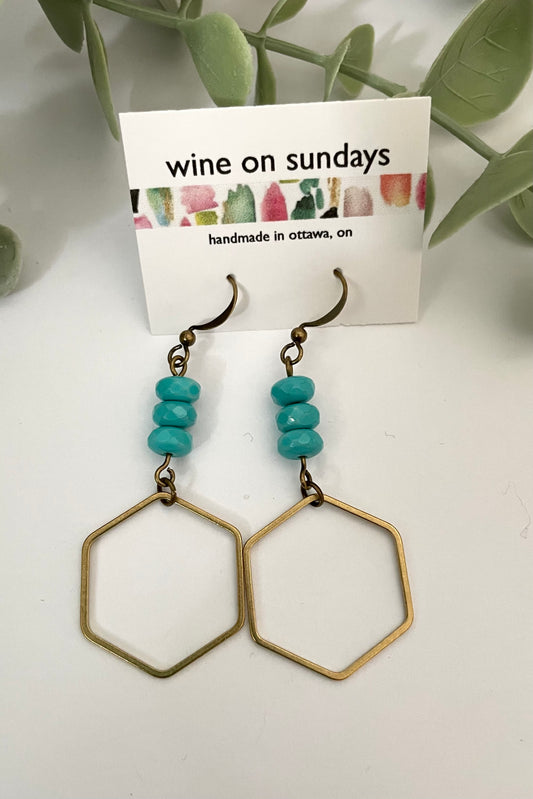 Melissa Hex Earrings