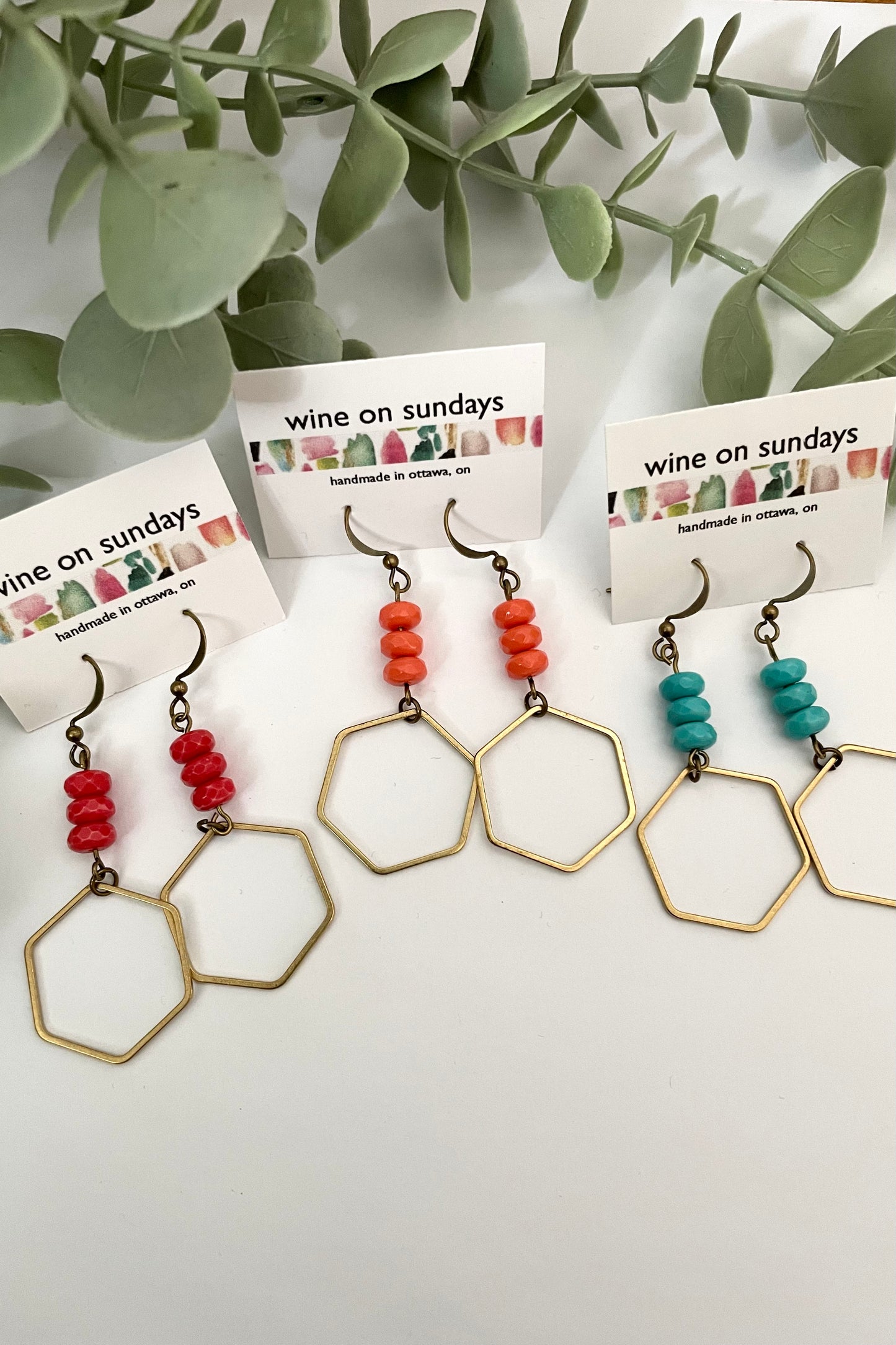 Melissa Hex Earrings