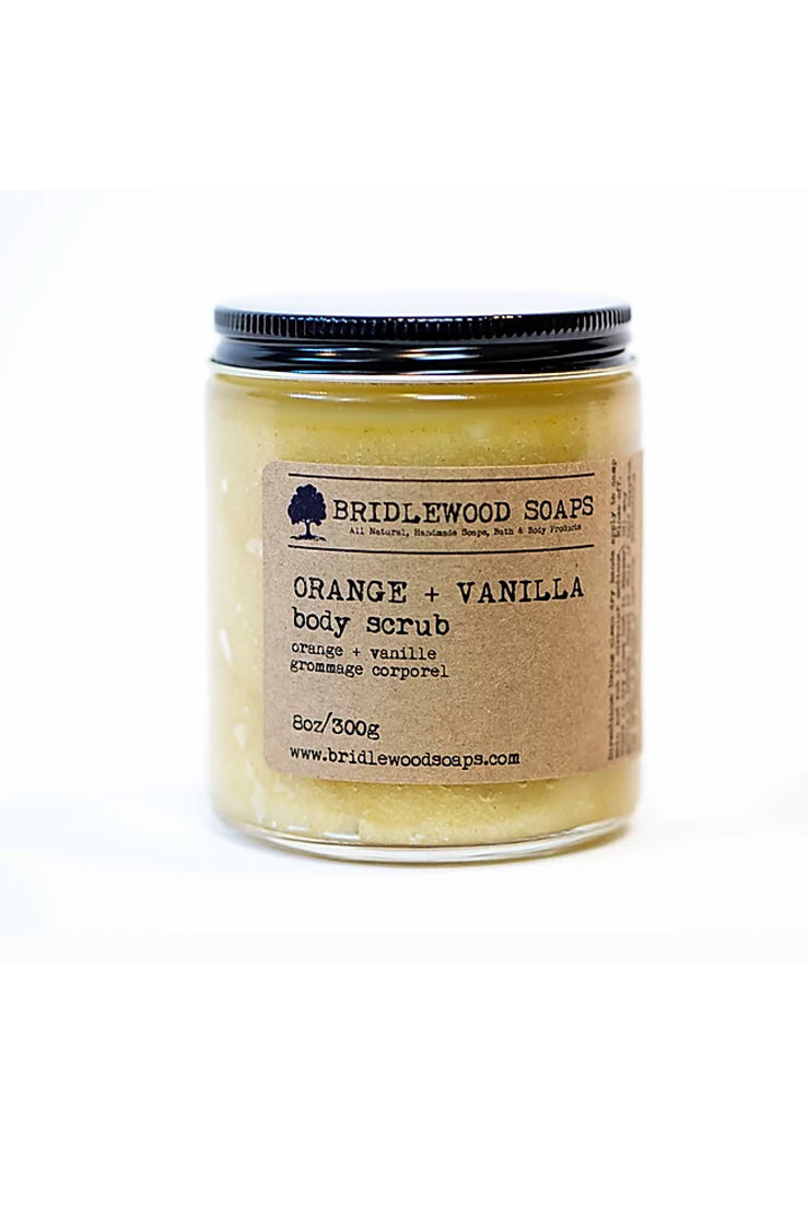 BRIDLEWOOD SOAPS Orange & Vanilla Body Sugar Scrub