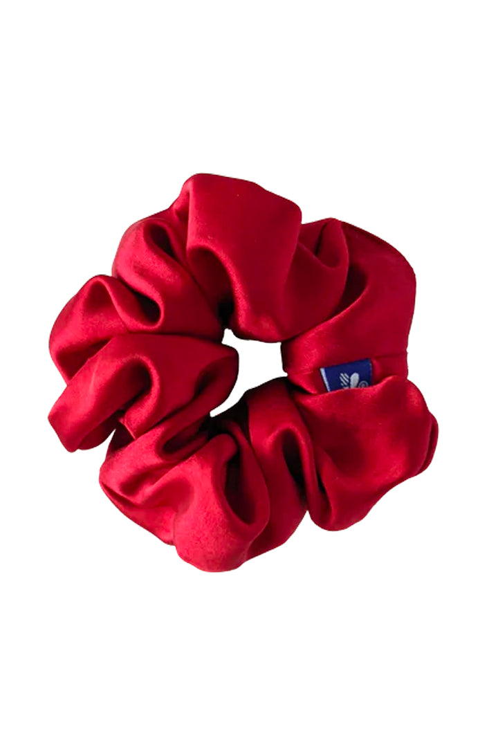 XL Oversized Scrunchie by Kokoro, Red Satin