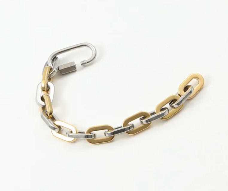 Relier Carabiner BiColour Link Bracelet | Waterproof  
