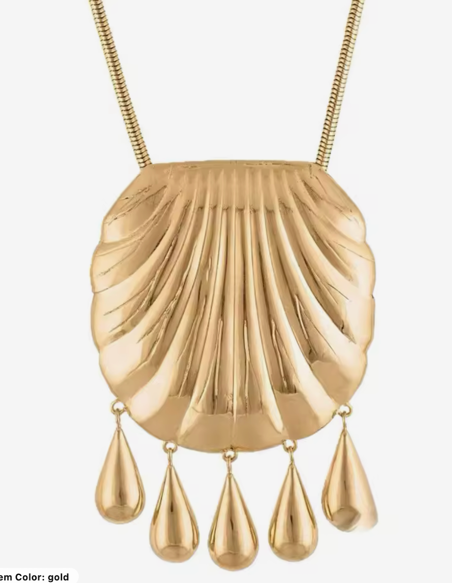 Shell Statement Fringe Pendant | Waterproof