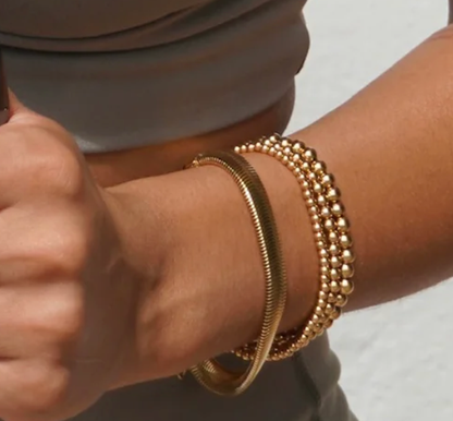 Snake Herringbone Steel Chain bracelet- Waterproof