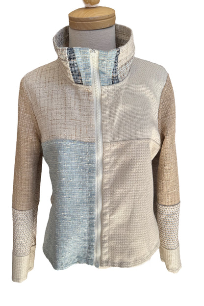 Mosaique OOAK Reversible Jacket Size 10 Beige