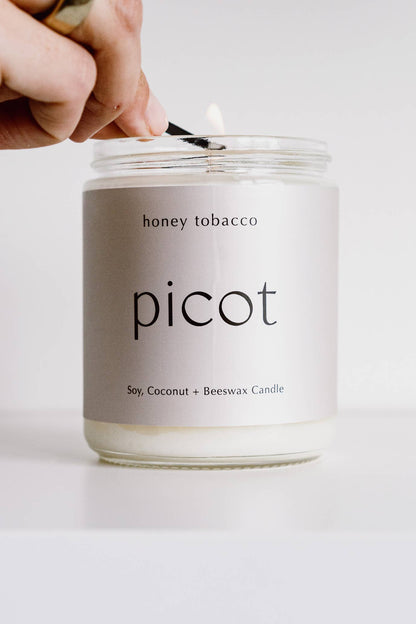 Honey Tobacco Candle - Sand