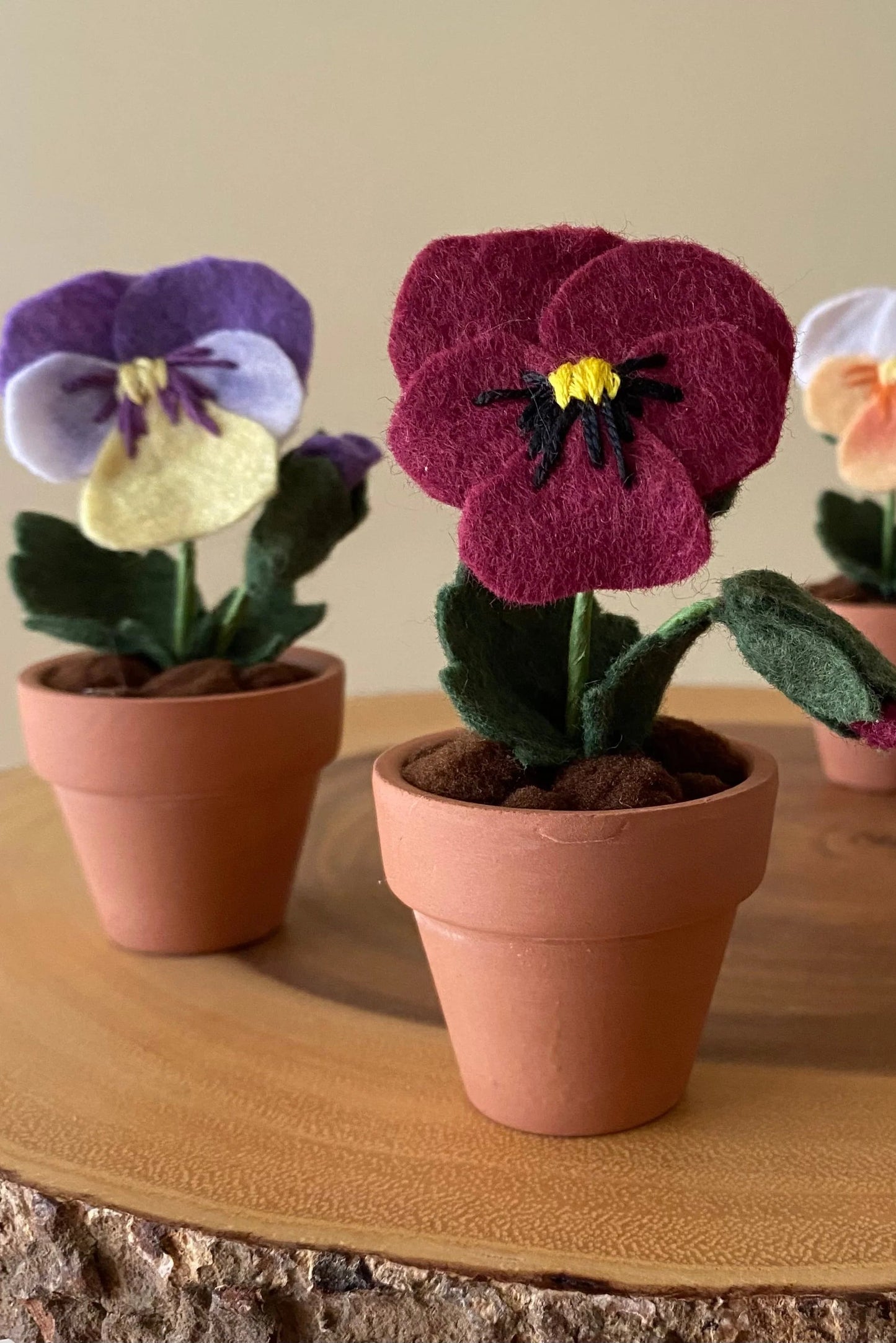 Mini Felt Flower