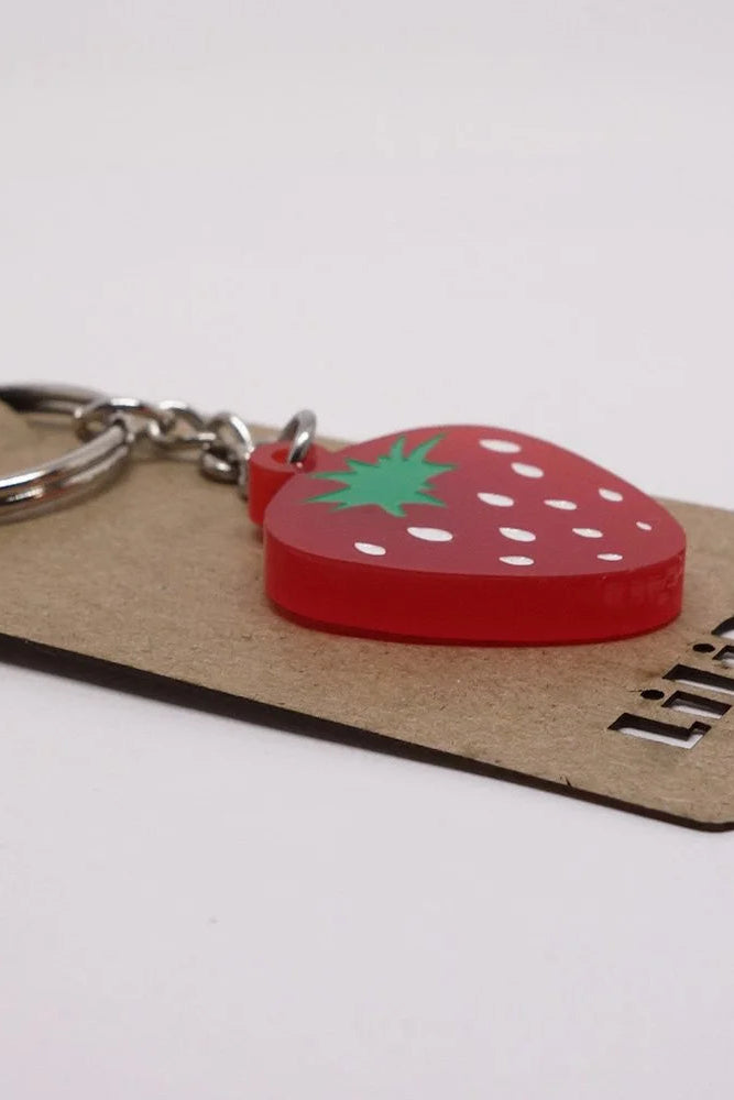 Lili0678 Strawberry Keychain