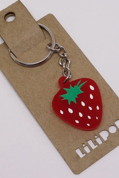 Lili0678 Strawberry Keychain