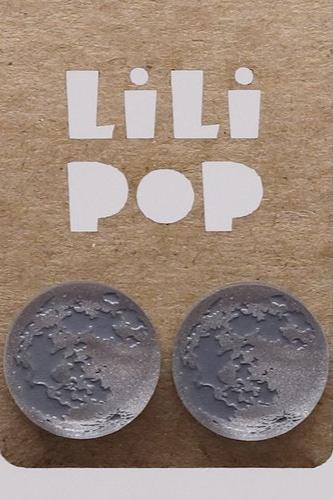 Lili1050 Earth & Moon Earrings