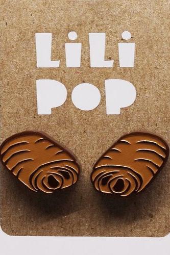 Lili1084 Chocolate Pastry Stud Earrings