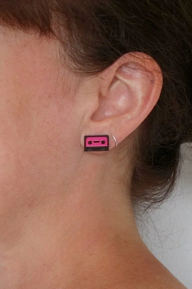 Lili1091 Cassette Tape Earrings