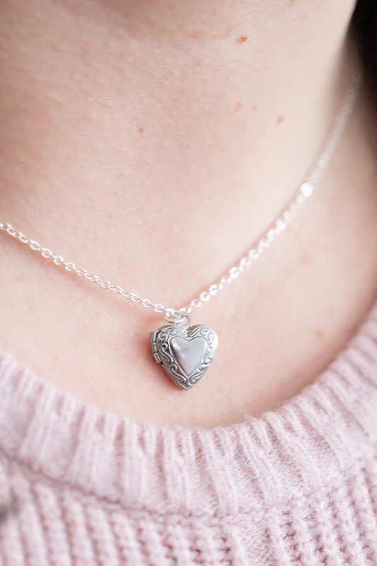 Mini Heart Locket Necklace