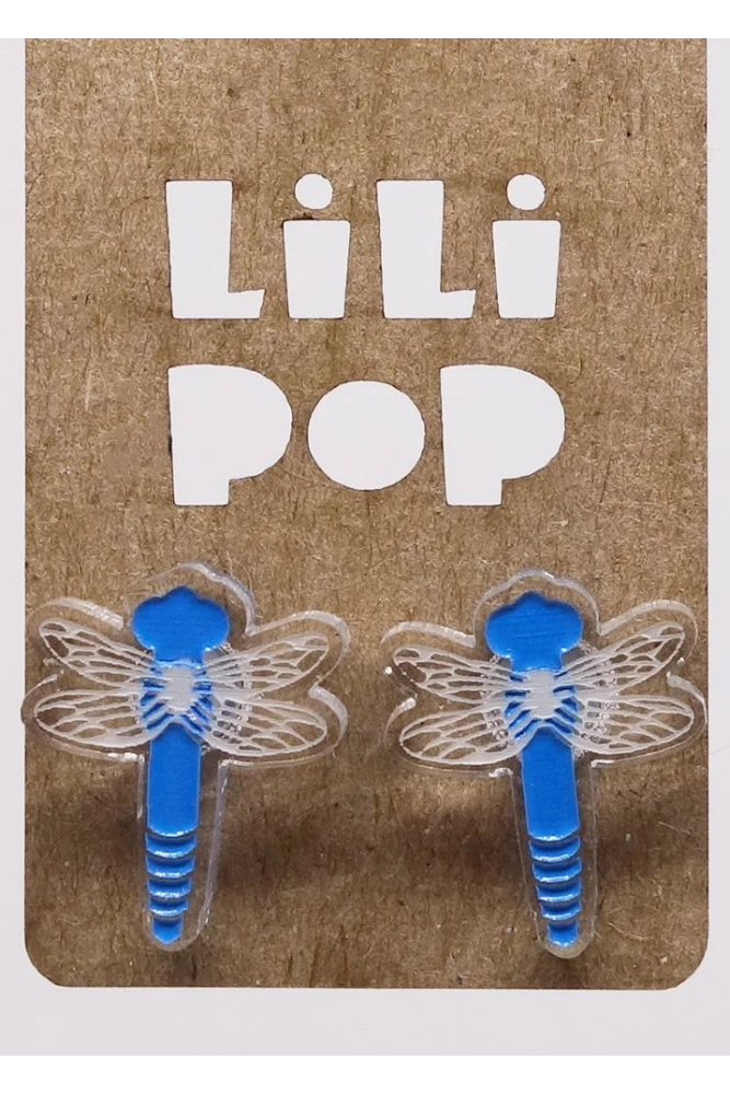 Lili1133 Dragonfly Stud Earrings