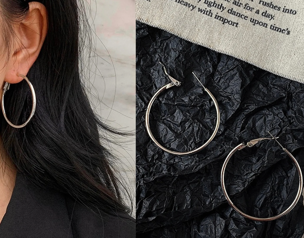 Oversized Hoop Earrings | 14K PVD Waterproof