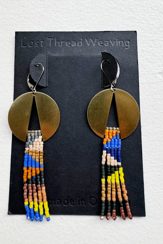 Cleopatra Earrings Long Beaded earrings