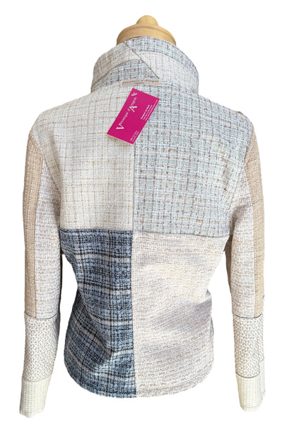 Mosaique OOAK Reversible Jacket Size 10 Beige