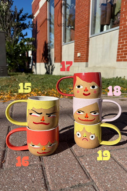 Face Mugs 12 oz - in store pick up only