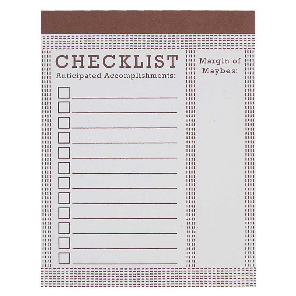 Checklist