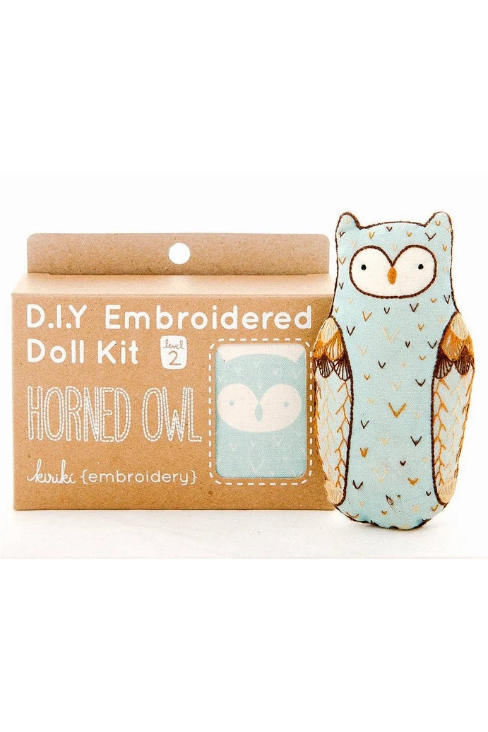Horned Owl - Embroidery Kit