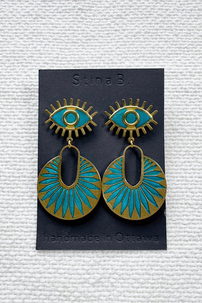 Corona Eye Earrings