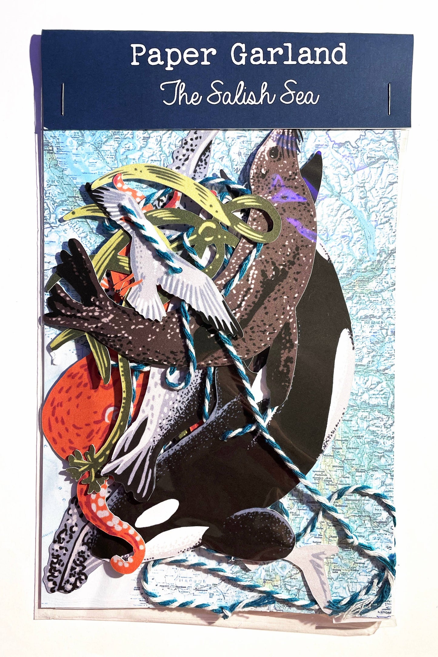 Salish Sea Paper Garland