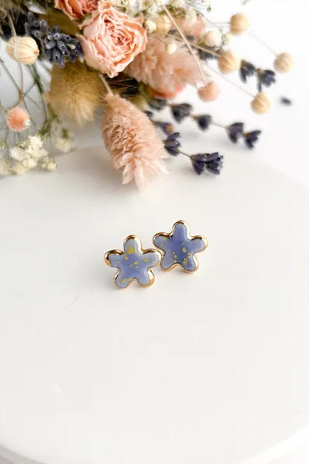 Pale Purple Starfish Studs