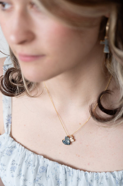 Double Heart Necklace
