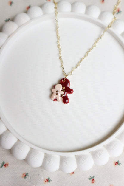 Gingerbread Necklace