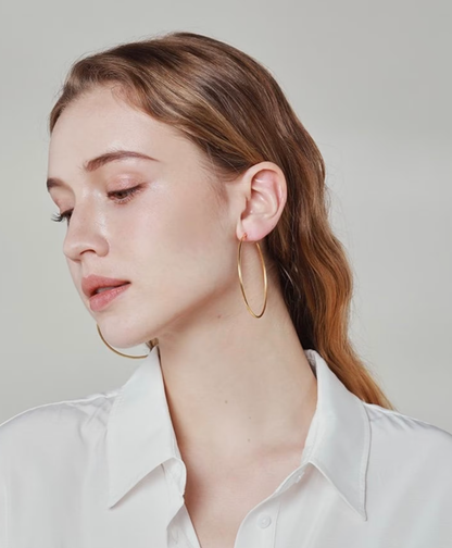 Oversized Hoop Earrings | 14K PVD Waterproof