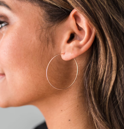 Oversized Hoop Earrings | 14K PVD Waterproof