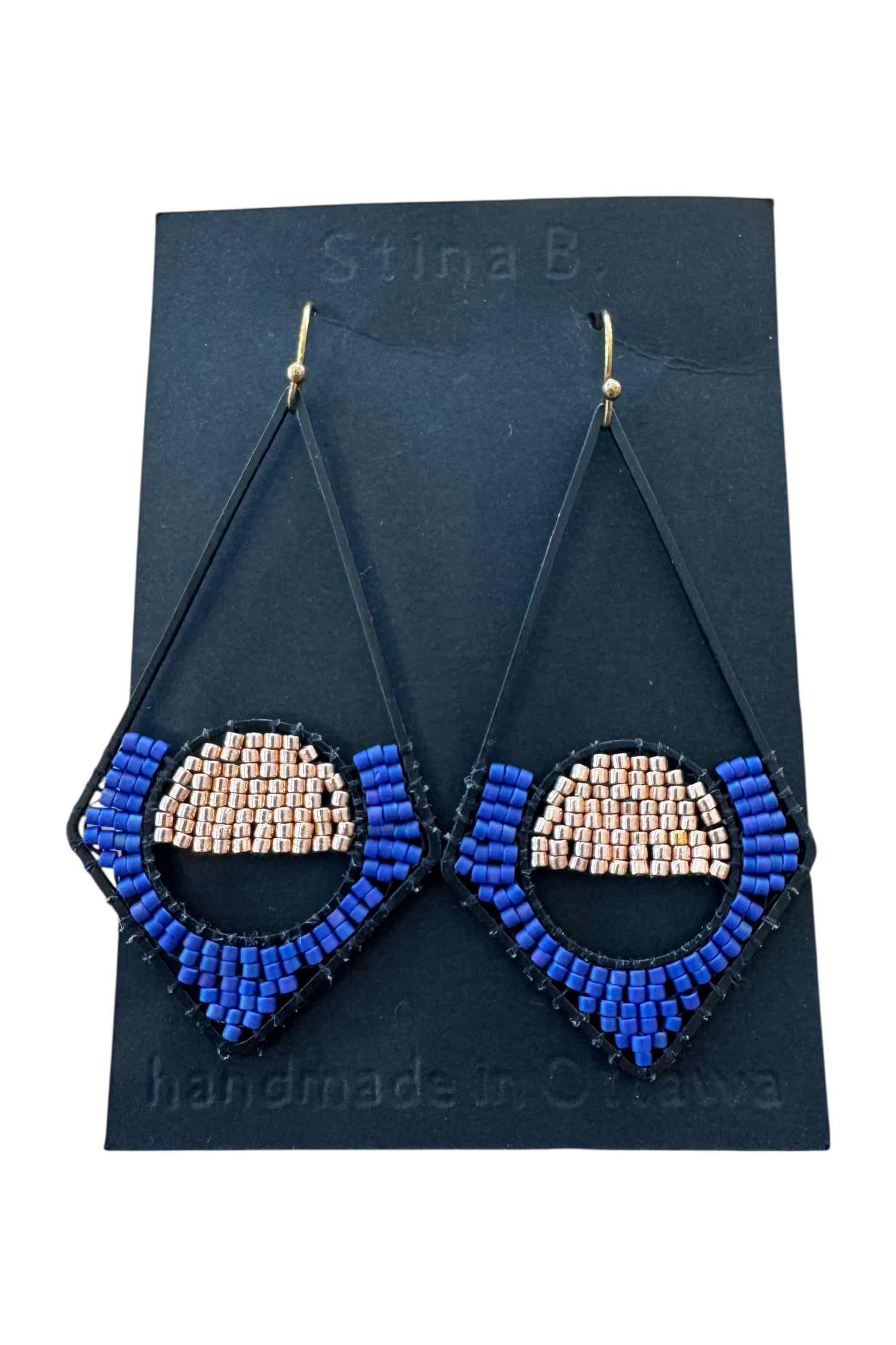Black Diamond Sunset Dangles - MADE TO ORDER