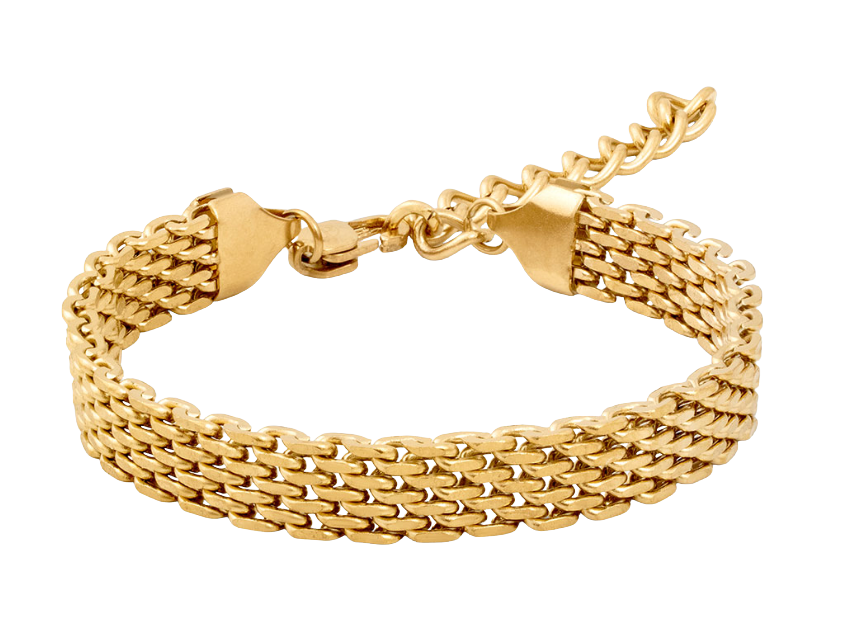 Bismarck Chain Band  Bracelet 18K Gold - Waterproof 