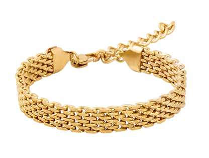 Bismarck Chain Band  Bracelet 18K Gold - Waterproof 