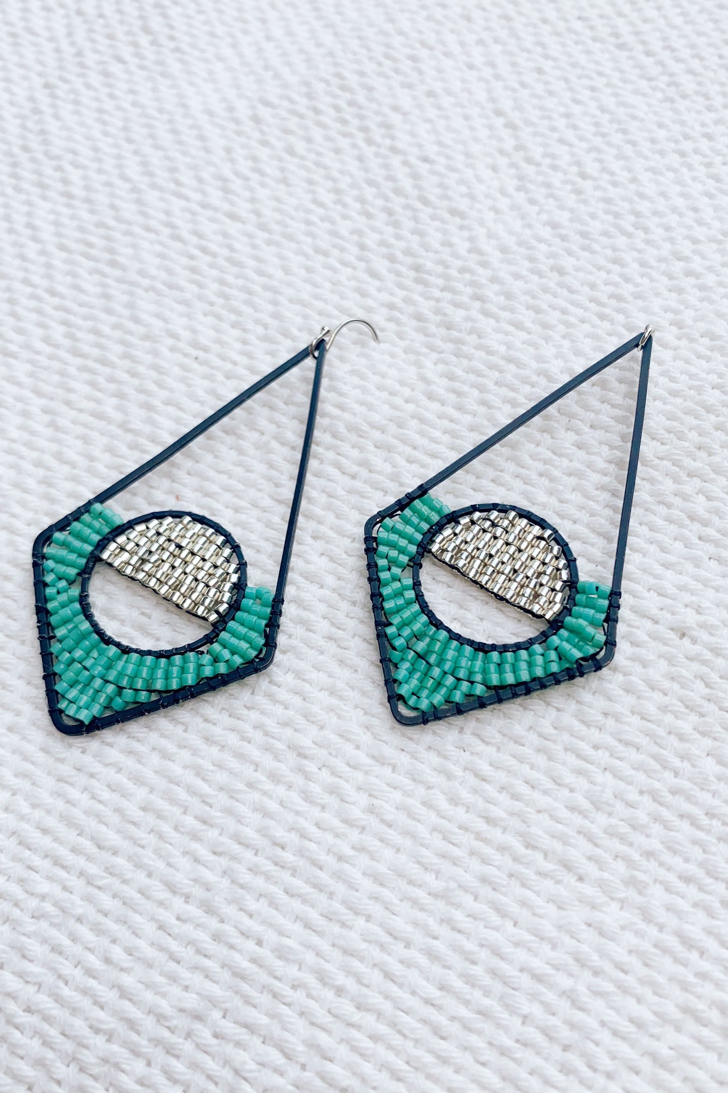 Black Diamond Sunset Dangles - MADE TO ORDER