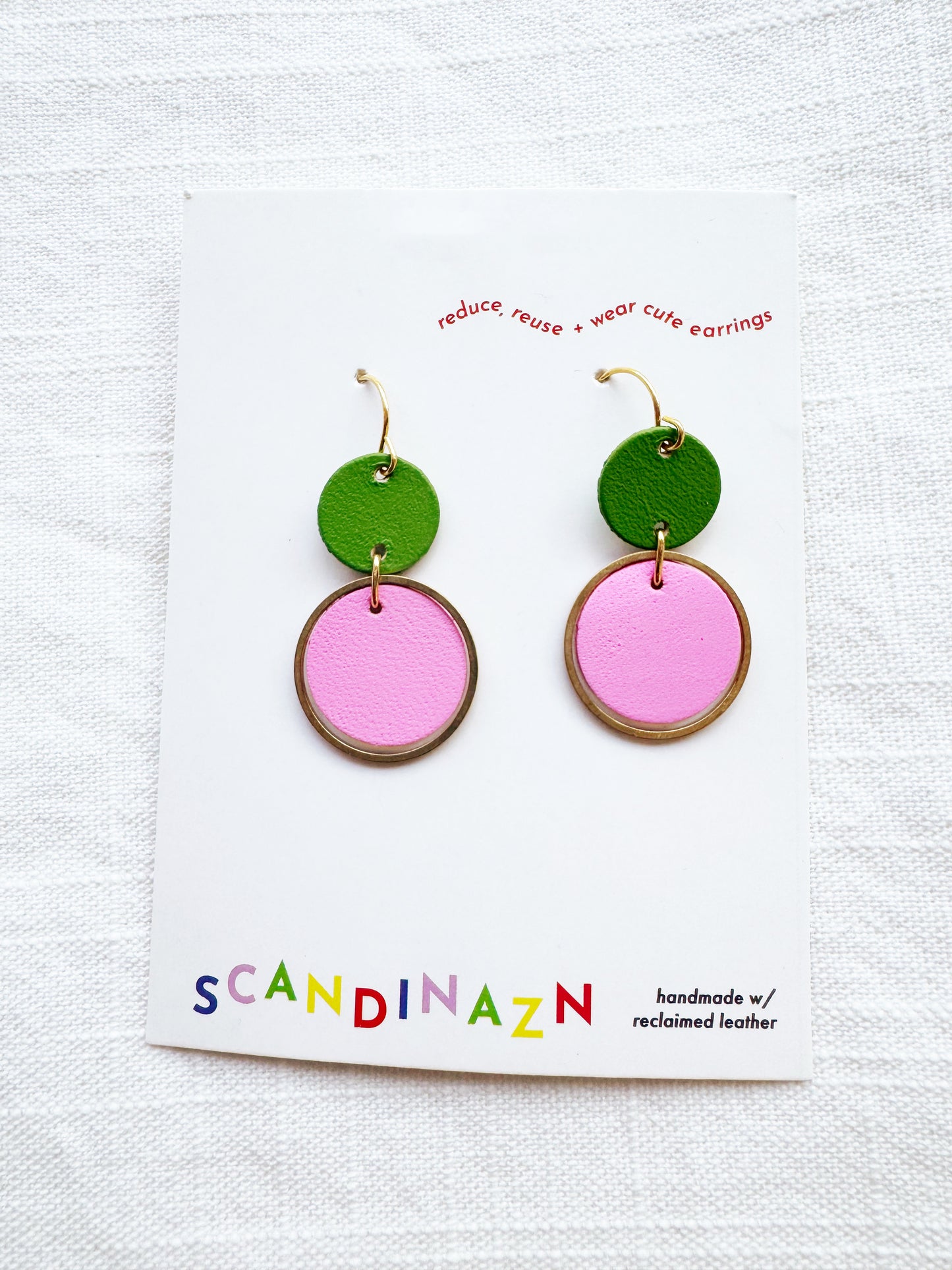 Two-Tone Orbit Earrings