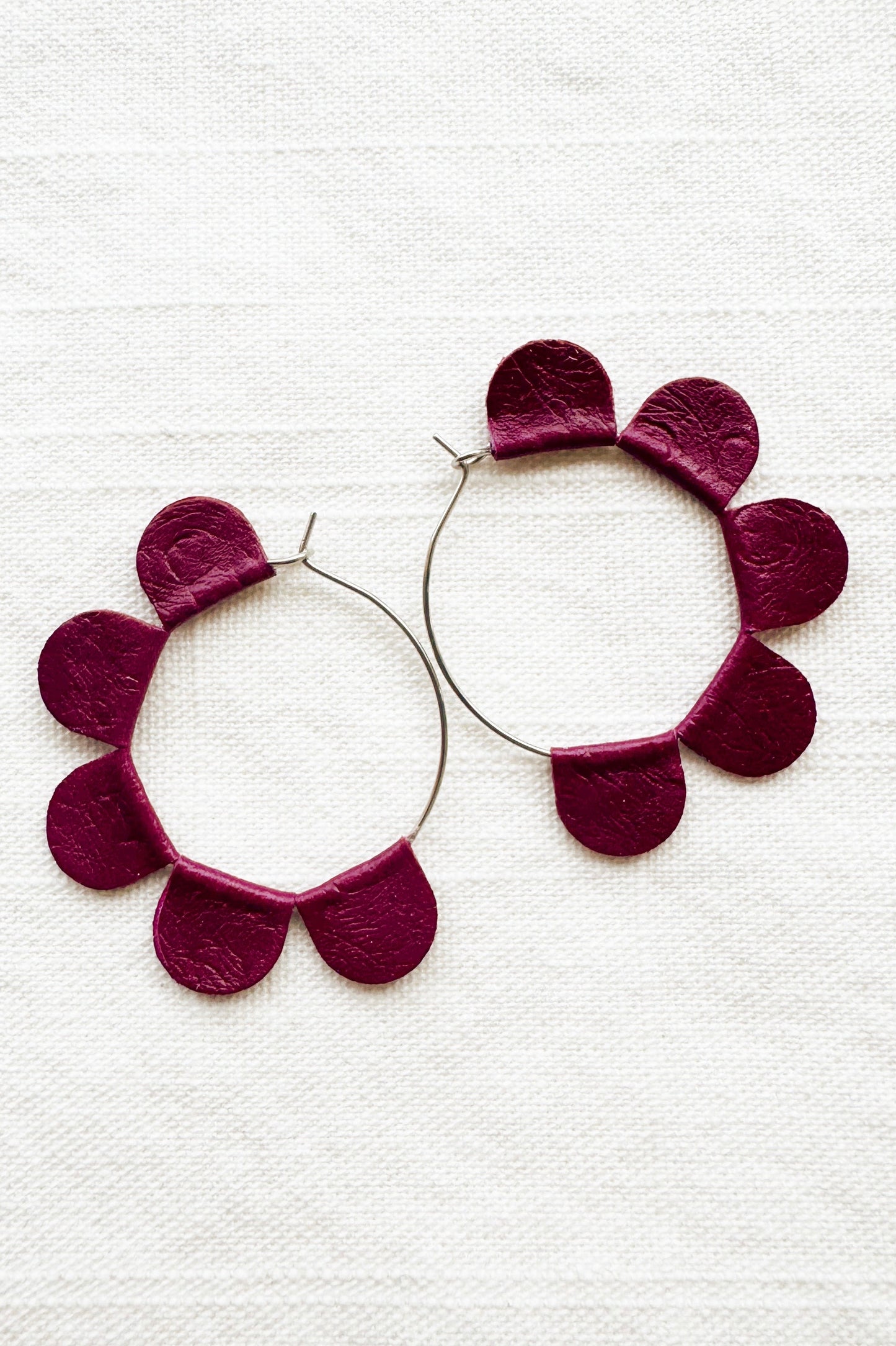 Daisy Hoop Earrings