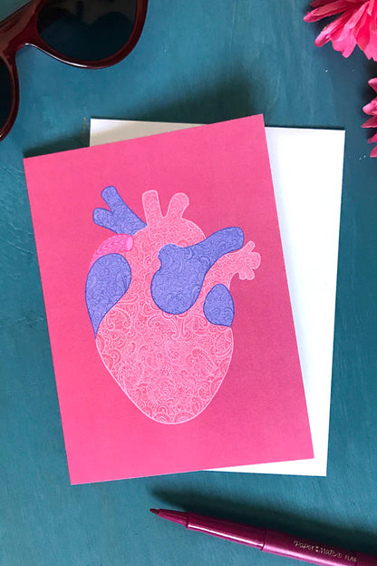 Anatomical Heart Card