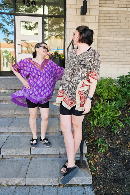 Boho Tunic Dress (V-Neck)