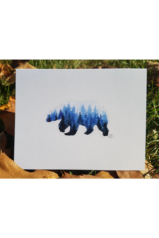 Canadian Wildlife Cards - Animal Silhouettes