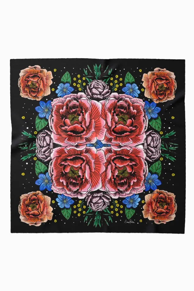 Light From Darkness Silk Scarf