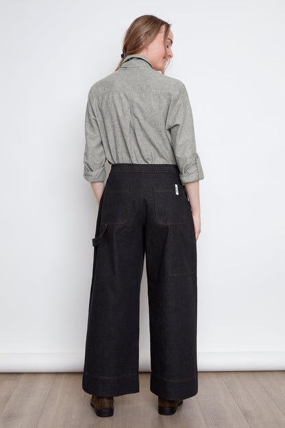 Brooke Wide Leg Denim Pants FW 26