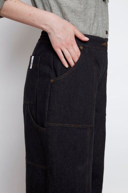 Brooke Wide Leg Denim Pants FW 26